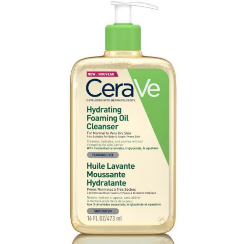 CeraVe Hydratační čisticí pěnící olej 473 ml
