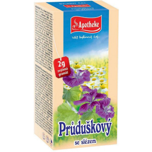 Apotheke Průduškový se slézem 20 sáčků