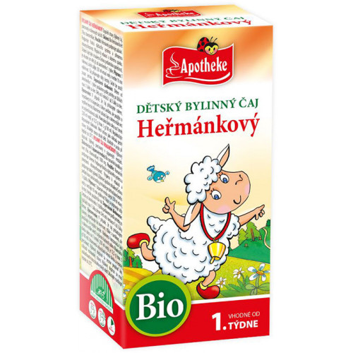 Apotheke Dětský bylinný čaj heřmánkový Bio 20x1g