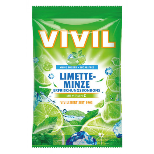 Vivil Limetka-máta+vitamín C bez cukru