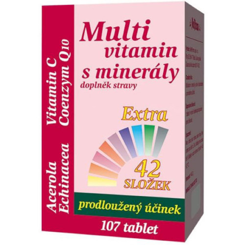 MedPharma Multivitamín s minerály+extra C 107tbl.