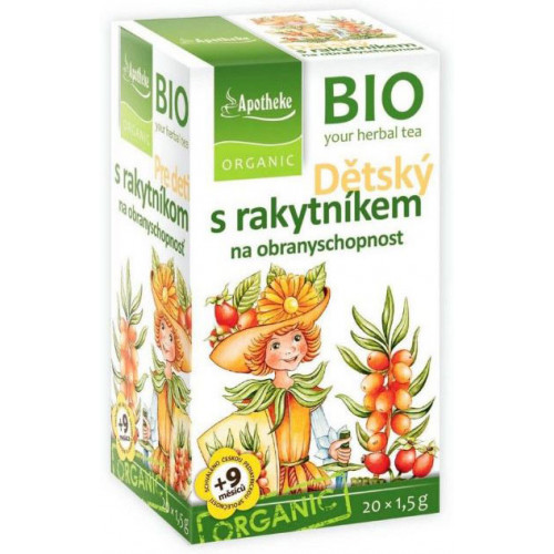 Apotheke Bio Dětský s rakytníkem na obranyschopnost 20 sáčků