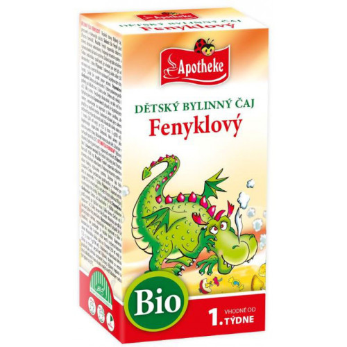 Apotheke Bio dětský Fenyklový 20 sáčků