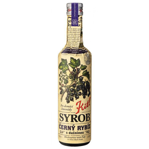 Kitl Syrob Černý rybíz s dužinou 500ml