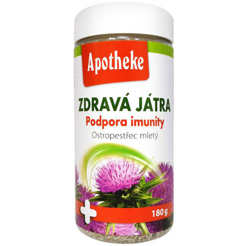 Apotheke Zdravá játra Ostropestřec mletý dóza 180g