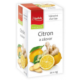 Apotheke Premier Citron a zázvor 20x2g