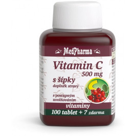 MedPharma Vitamín C s šípky 500 mg 107 tbl.