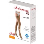Podpůrné stehenní punčochy Avicenum 70, Sanitized, samodržící krajka - box