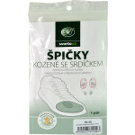 Špičky kožené se srdíčkem 033